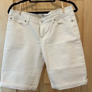 White Denim Gap Bermuda Shorts